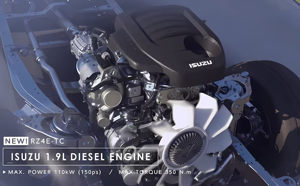 mesin diesel commonrail RZ4E-TC Isuzu D-Max