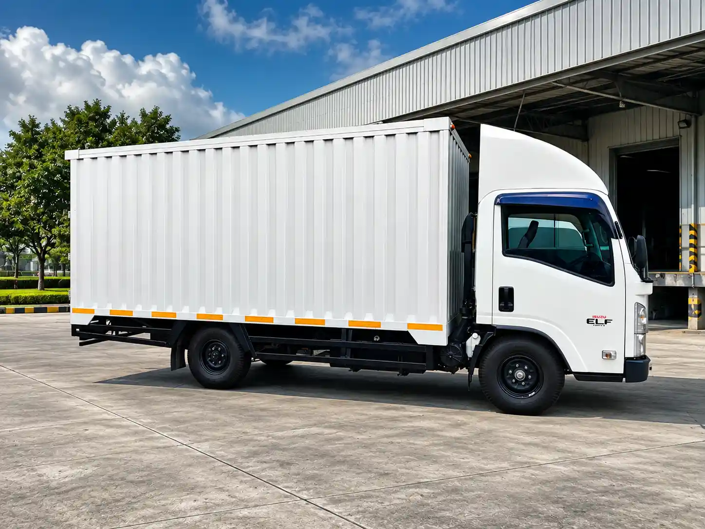 Isuzu ELF NLR Long Box Besi 4 roda