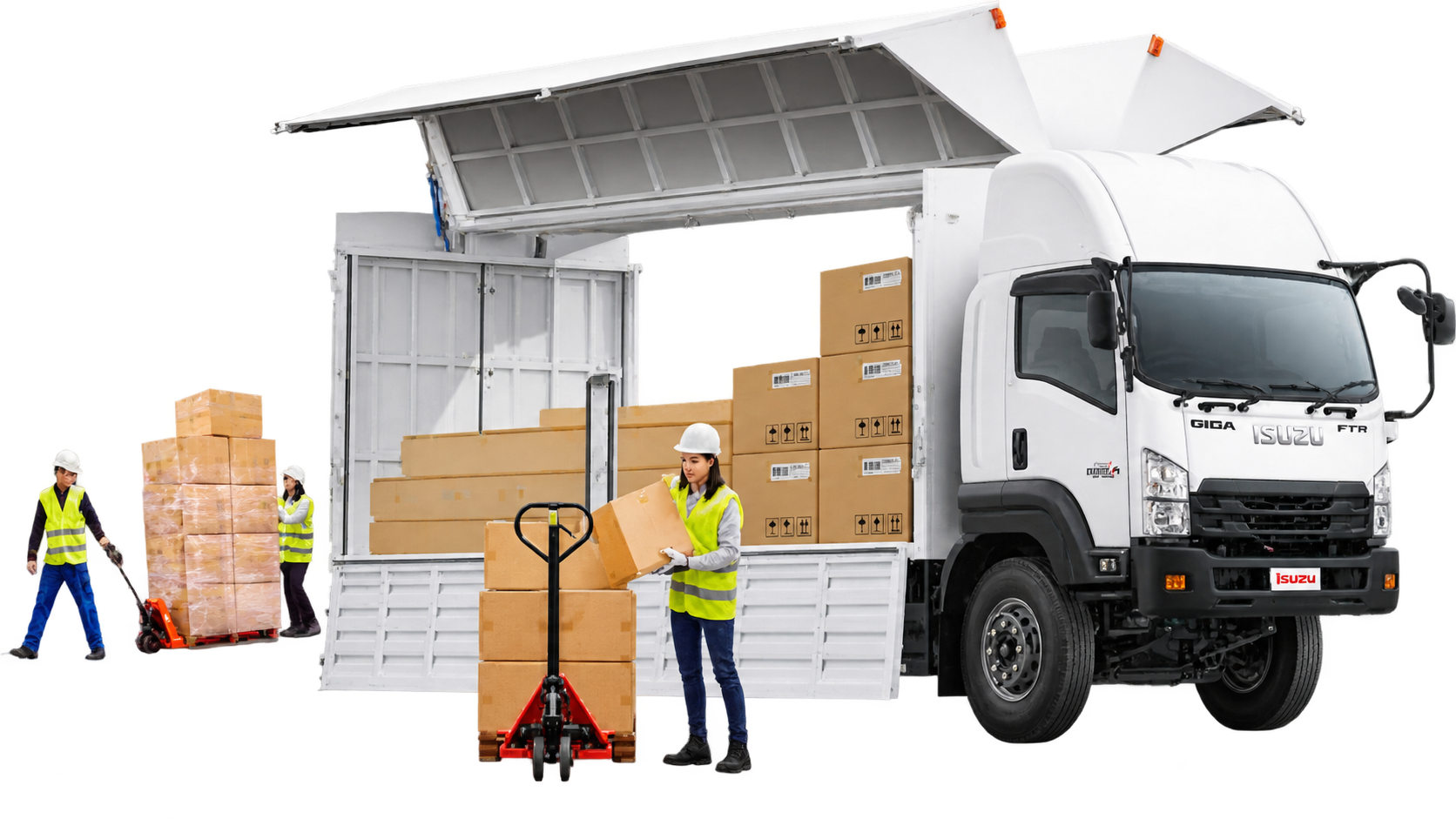 Chassis Isuzu GIGA FTR dengan Cabin to End panjang