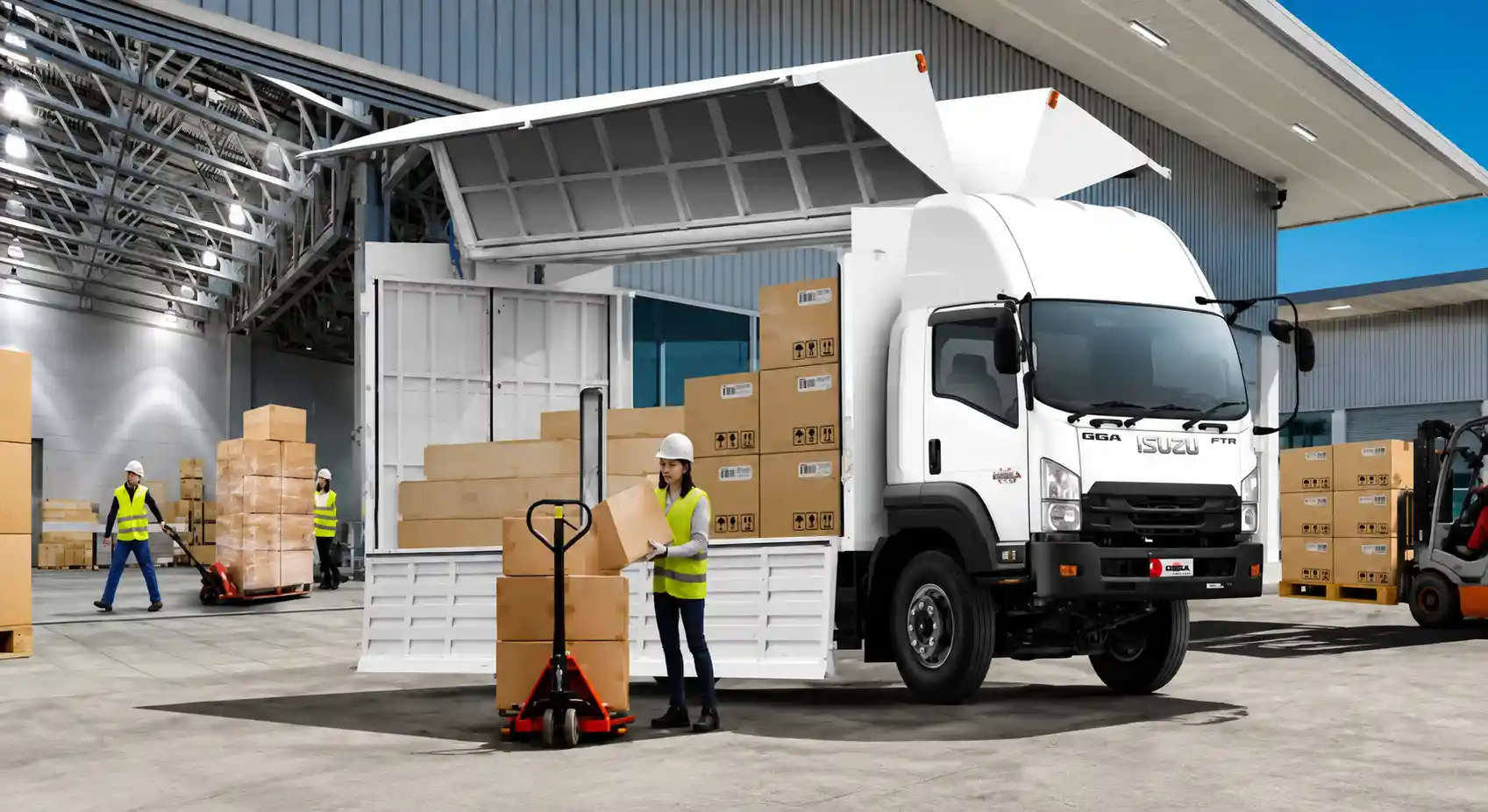 Isuzu GIGA FTR untuk kebutuhan logistik dan angkutan volume besar